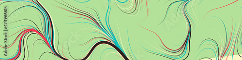 Abstract Perlin Noise Geometric Pattern generative computational art illustration