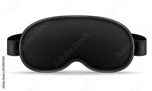 mask or sleeping in travel for transport vector illustration