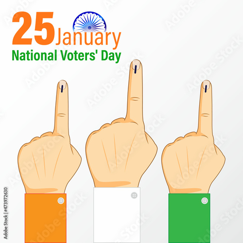 national voters day vector illustration photo
