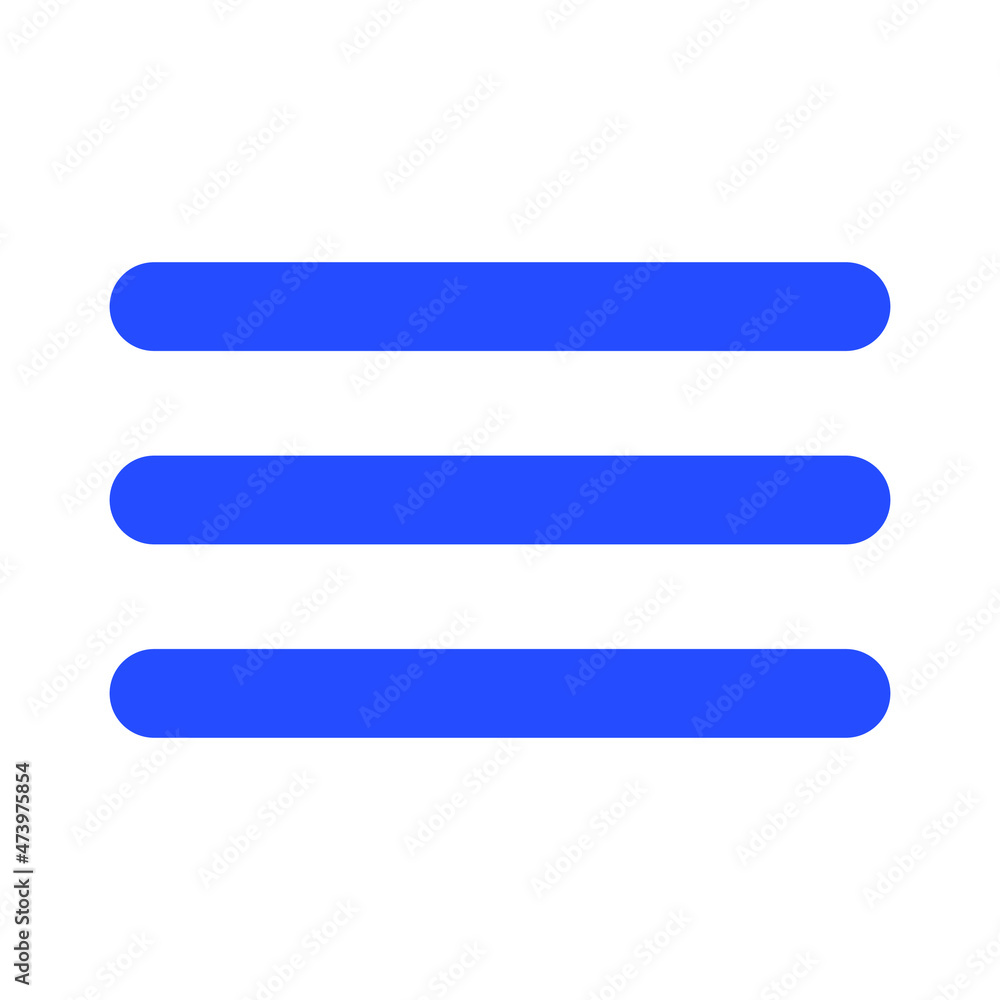 Menu bar Vector icon which is suitable for commercial work and easily modify or edit it
Menu bar Vector icon which is suitable for commercial work and easily modify or edit it