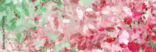 Abstract background painting art with pink flower blossom paint brush for Chr...