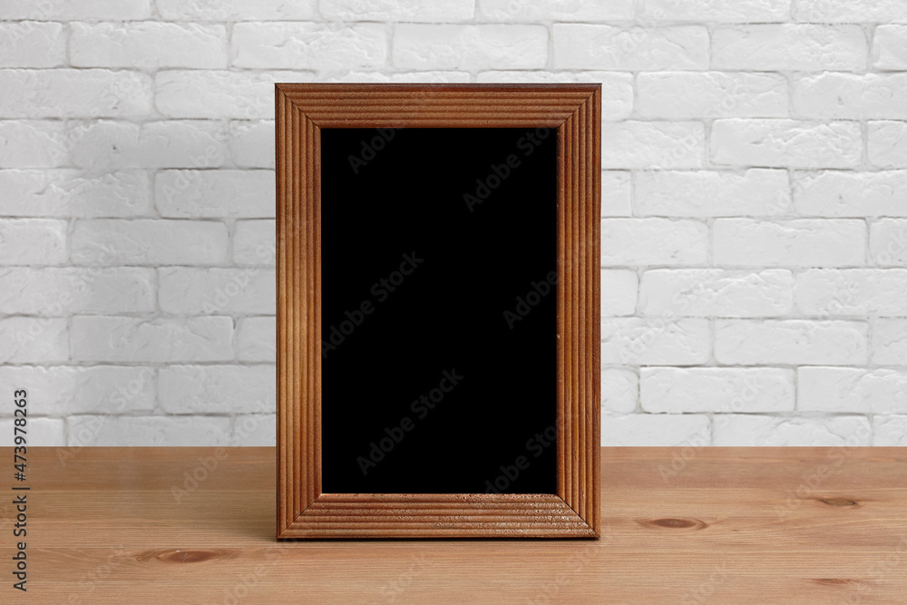 photo frame on the table photo frame on the table