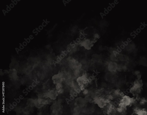 realistic shape of smoke spreading on dark background ep17