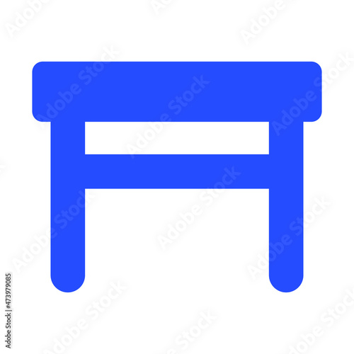 Tabouret Vector icon which is suitable for commercial work and easily modify or edit it


