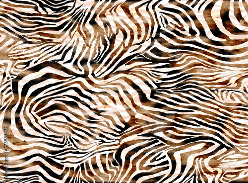 Seamless zebra texture, tiger fur, animal print