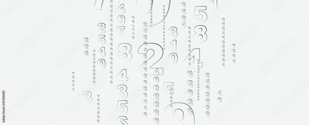 abstract background with numbers abstract background with numbers