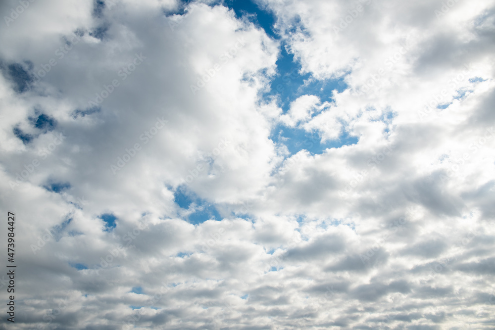 Obraz premium １２月の空と雲