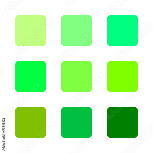 green color trends 2022 modern design.