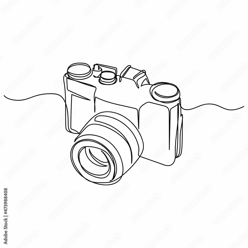 Vector abstract continuous one single simple line drawing icon of ...