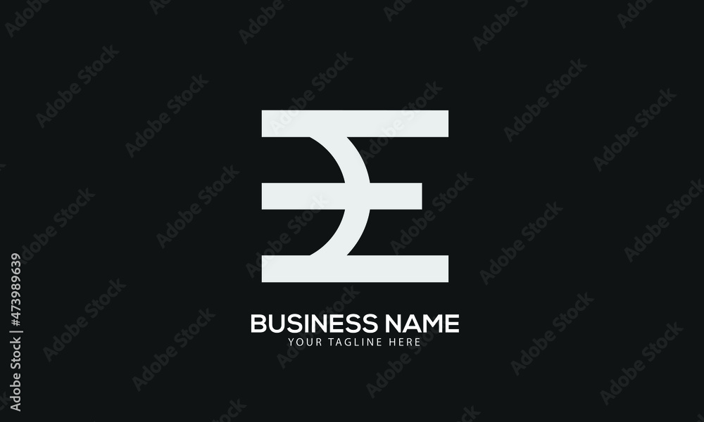 Alphabet BE or EB abstract monogram vector logo template Alphabet BE or EB abstract monogram vector logo template