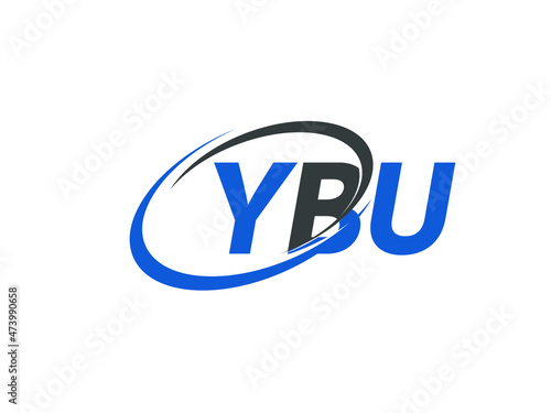 Free Download YBU letter creative modern elegant swoosh logo design - GFXLoad