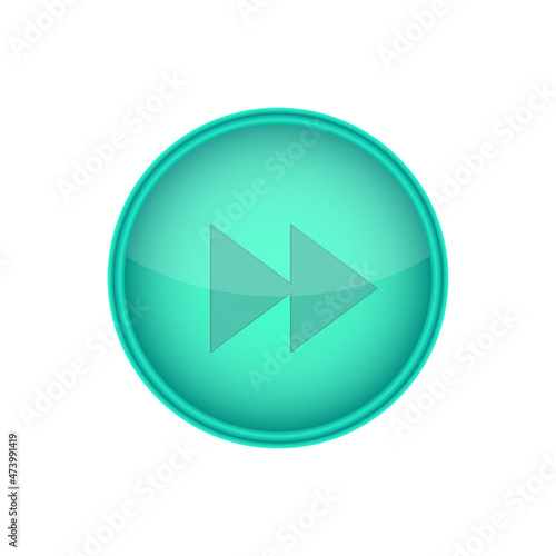 Free Download Green button rewind. Glossy navigation media button - GFXLoad