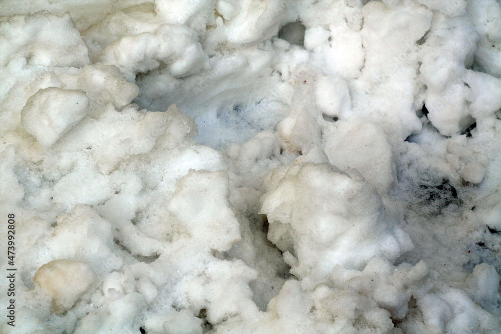 Dirty snow pile as background. Dirty snow pile as background.