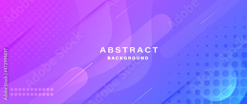 Abstract blue and purple modern background gradient color.	