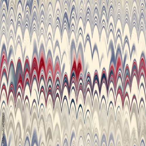 Seamless combed Turkish ebru marble effect surface pattern design for print. High quality illustration. Luxurious ancient art form. Wavy liquid fluid marbled book paper antique graphic design.