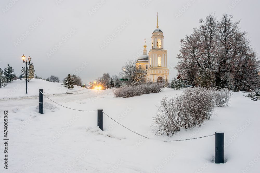 Church of the Transfiguration of the Lord in the village of Radonezh Church of the Transfiguration of the Lord in the village of Radonezh