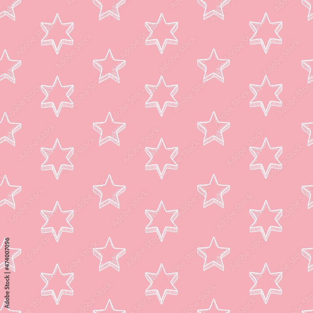 Seamless star pattern Seamless star pattern