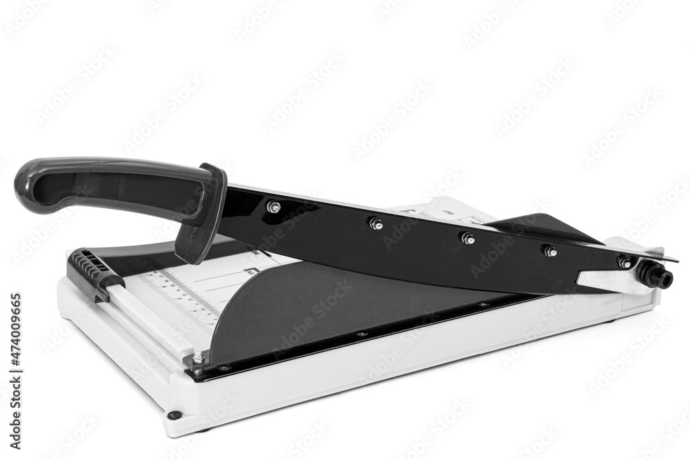 Cutter for a paper, isolated on white background Cutter for a paper, isolated on white background