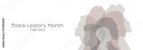 Black History Month banner.