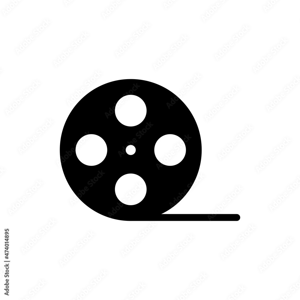film reel vector icon film reel vector icon