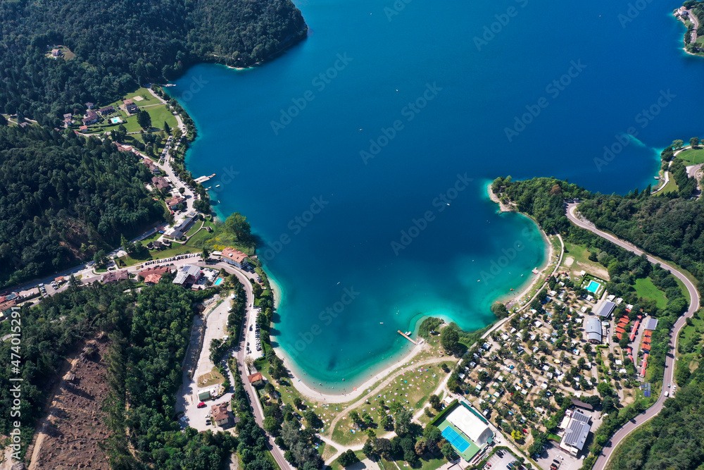 Lake Ledro in Italy