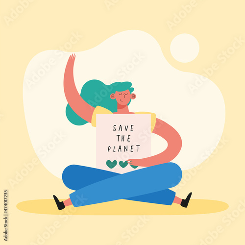 female ecologist with