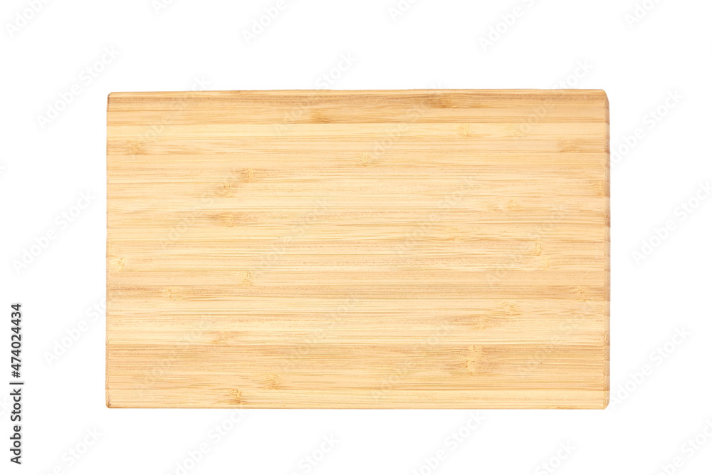 Wooden cutting board isolated on white Wooden cutting board isolated on white