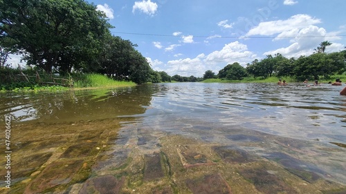 lake in the summer