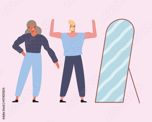 two persons self acceptance