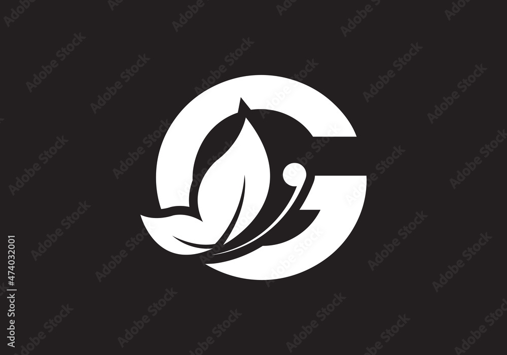 this is a creative letter G add butterfly icon design this is a creative letter G add butterfly icon design