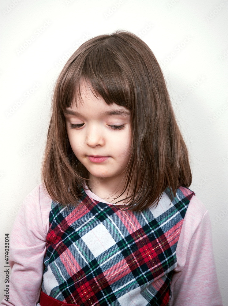 Little lovely girl portrait at home Little lovely girl portrait at home