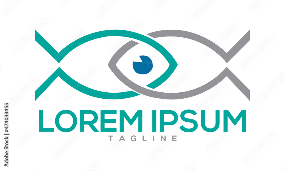 Unique fish logo Modern and minimalist vector and abstract logo Unique fish logo Modern and minimalist vector and abstract logo