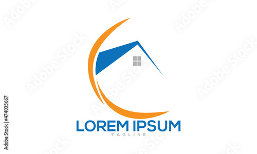 Unique real estate home logo Modern and minimalist vector and abstract logo