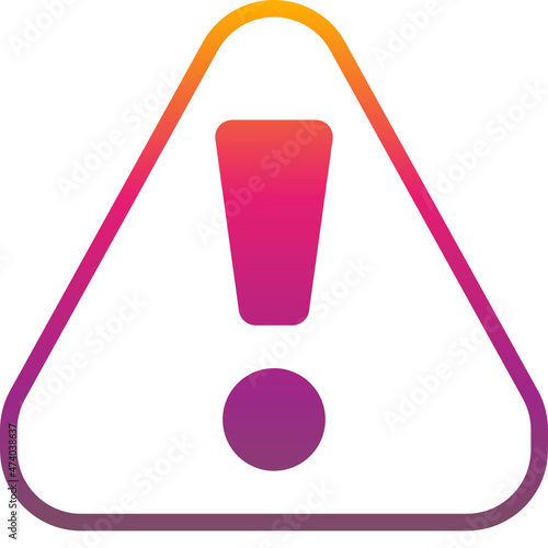 alert gradient icon