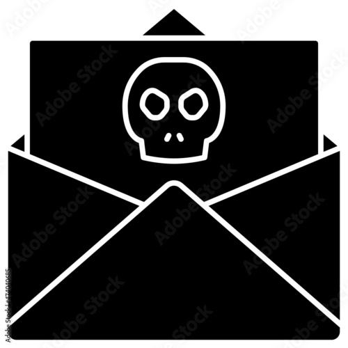 blackmail solid icon