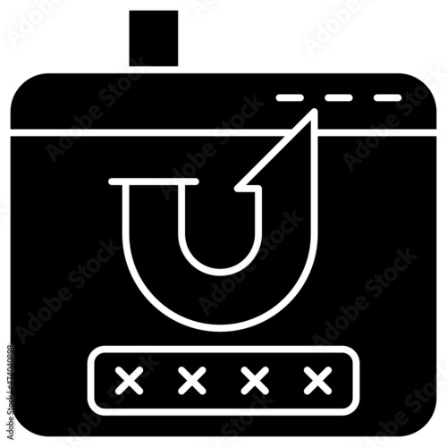 phishing solid icon