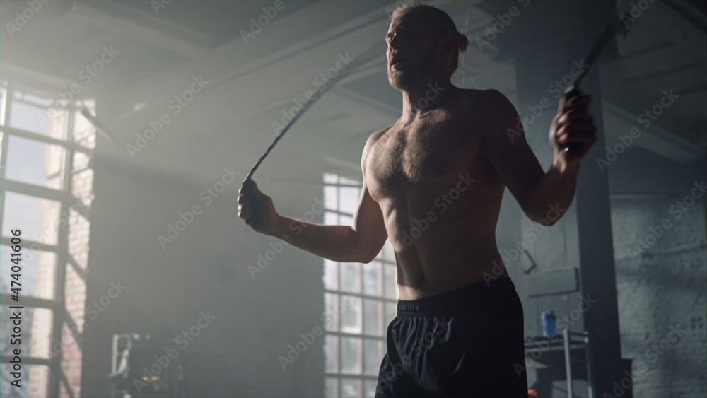 Man Doing Cardio Workout With Jump Rope Sportsman Jumping On Skipping Rope Stock 写真 Adobe Stock Man Doing Cardio Workout With Jump Rope Sportsman Jumping On Skipping Rope Stock 写真 Adobe Stock