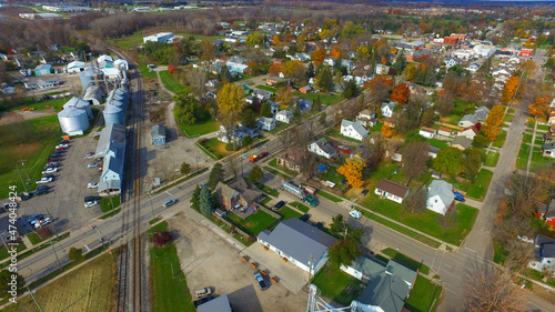 Michigan Silos and Small Town Colors