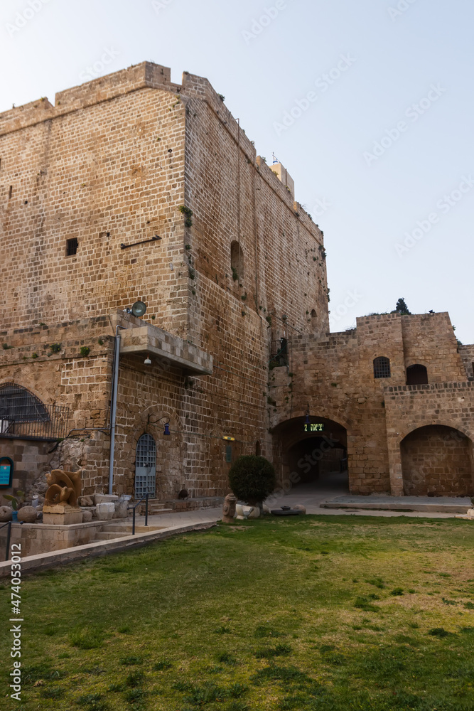 Streets of the city of the Akko fortress