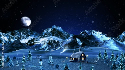 merry christmas, high quality, snow falling christmas holiday