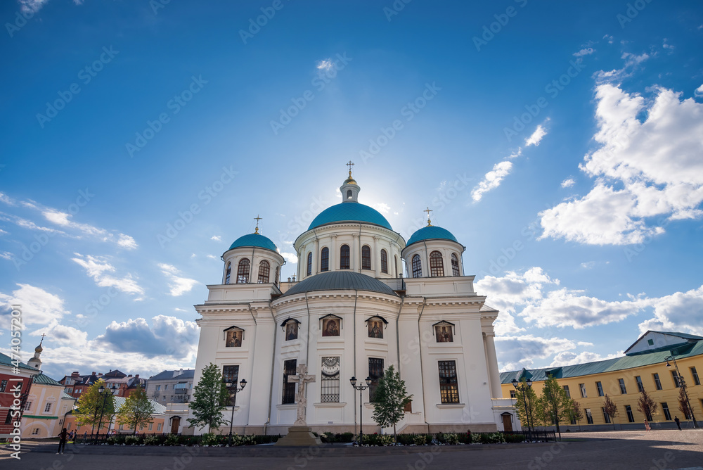 Cathedral of the Kazan Icon of the Mother of God in Kazan, Russia.