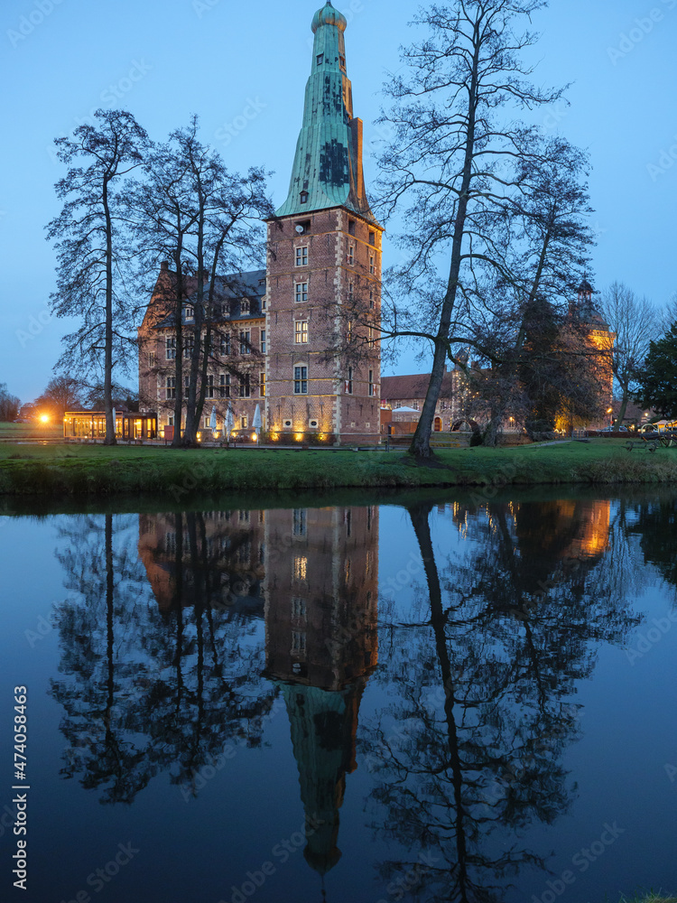 Obraz premium Advensstimmung am Wasserschloß Raesfeld