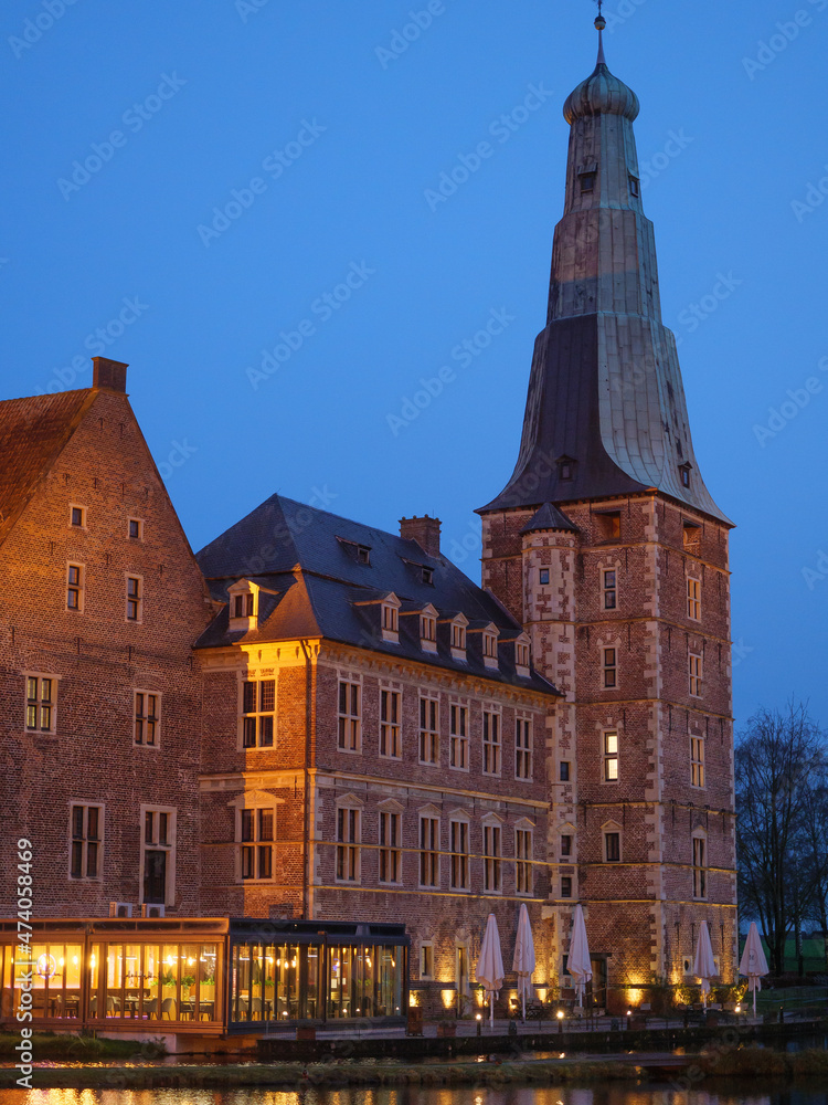 Obraz premium Advensstimmung am Wasserschloß Raesfeld