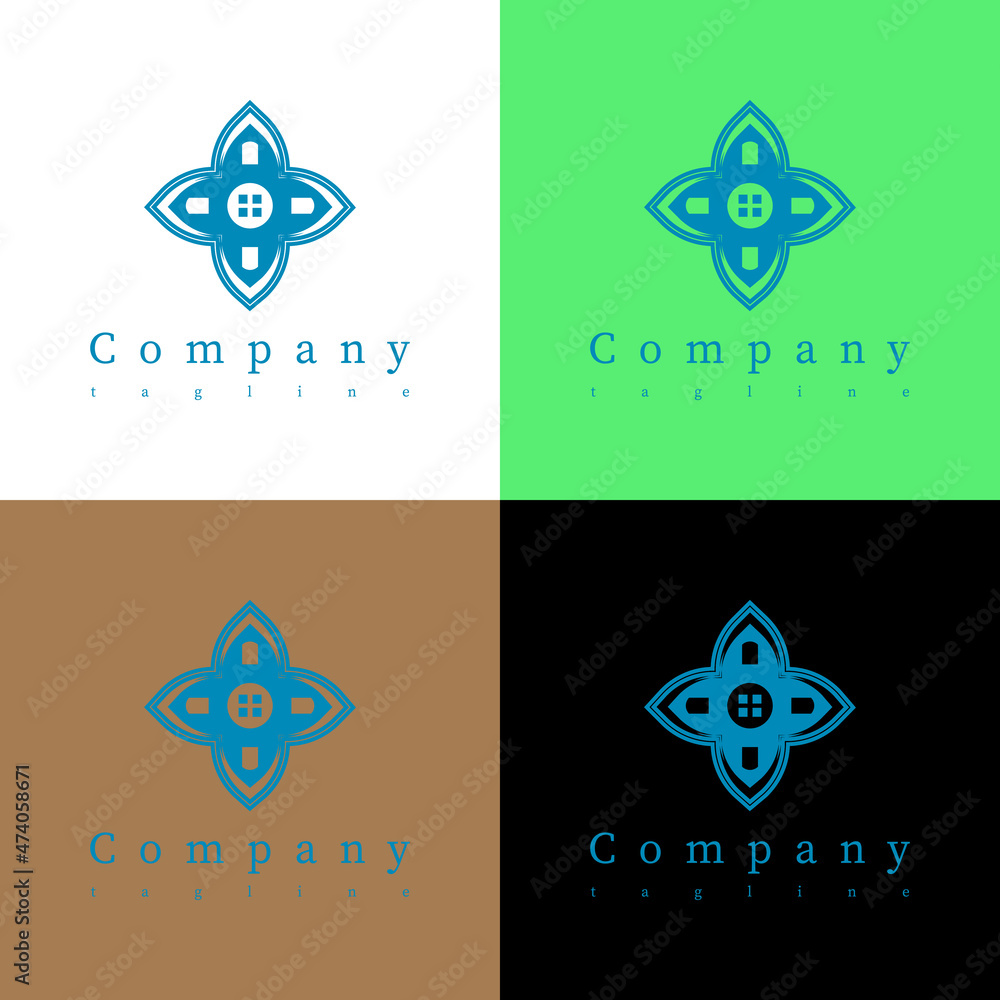 Leaf and house logo design good for Community and Non profit company