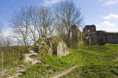 Ruins of the Buchach Castle in Buchach, Ukraine	 photo