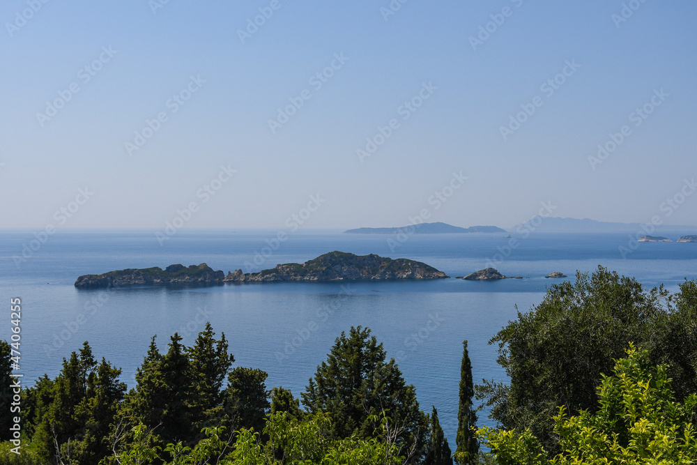 view of the sea and mountains