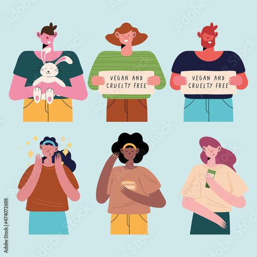 vegan and cruelty free people