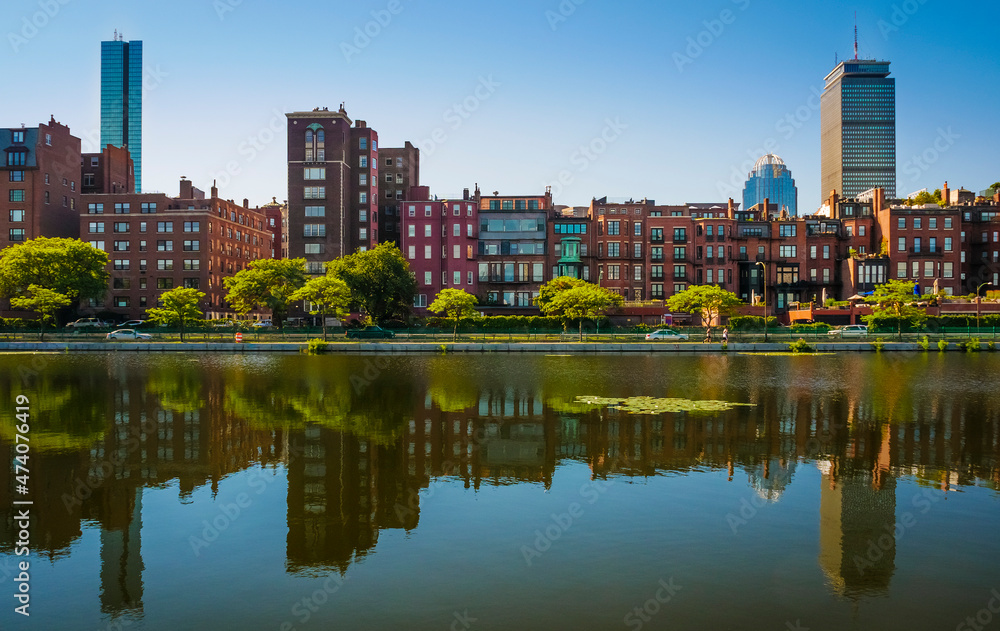 The skyline of Boston in Massachusetts, USA. The skyline of Boston in Massachusetts, USA.