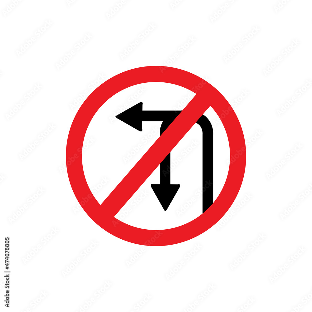 forbidden - road sign. Stop road sign with hand gesture. Vector red do not enter traffic sign. forbidden - road sign. Stop road sign with hand gesture. Vector red do not enter traffic sign.