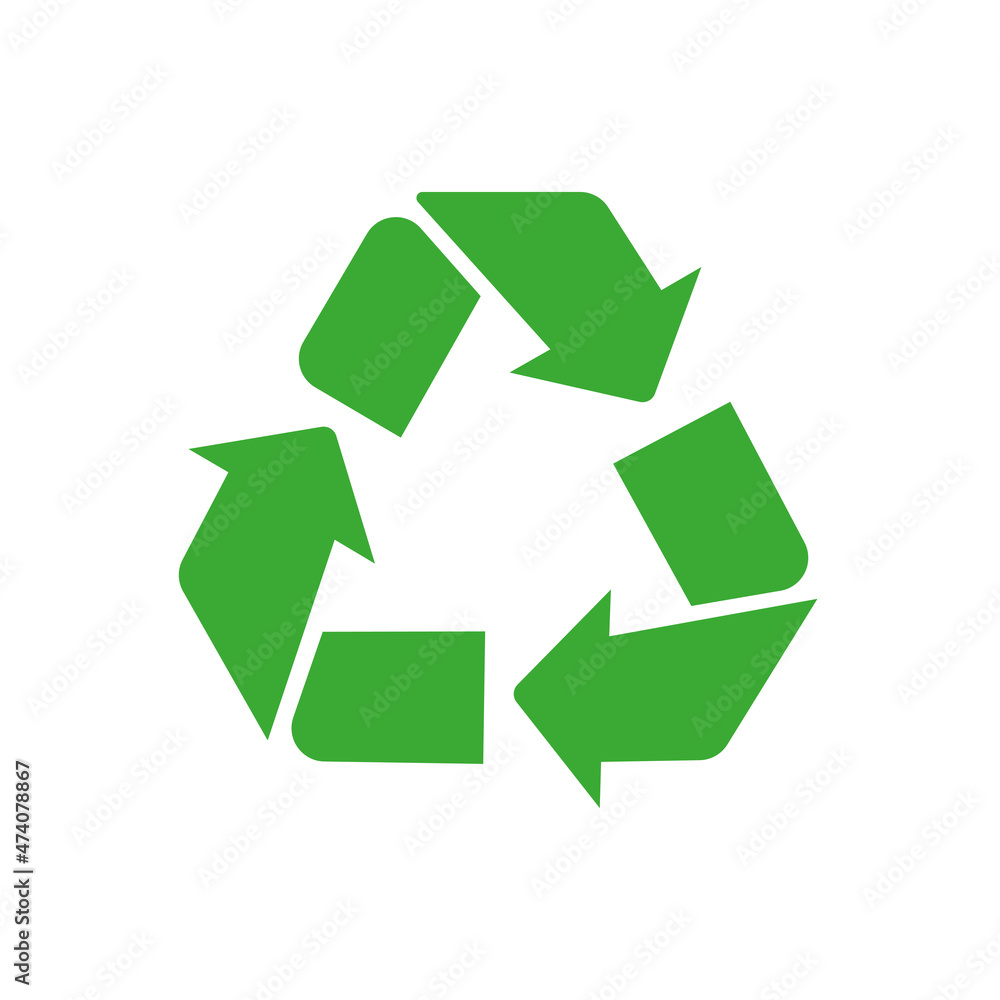 recycle symbol icon. Recycle green vector icon. recycle symbol icon. Recycle green vector icon.
